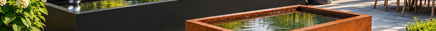 Cortenstalen of aluminium watertafel: welke kies je? - Doika