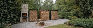 Hoe houtopslag correct regelen: brandhout veilig en droog opslaan - Doika
