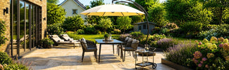 Welke maat parasol past bij mijn terras of tuin? - Doika