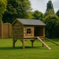 Geïsoleerd  Konijnenhok