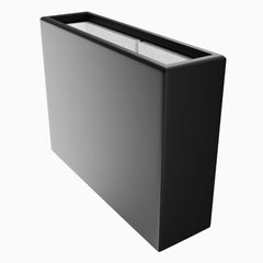 Polyester plantenbak zwart