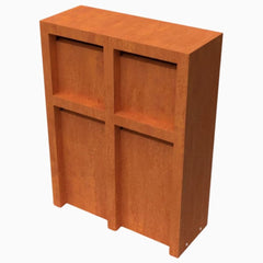 Cortenstaal Brievenbusunits - Doika