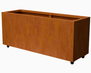 Collection image for: Cortenstaal plantenbak met wielen