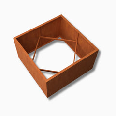 Cortenstaal plantenbak zonder bodem