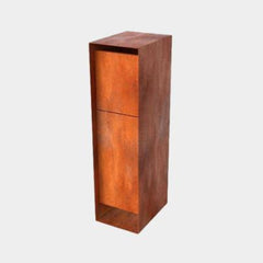 Cortenstaal pakketbrievenbussen