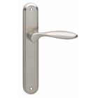 Intersteel Door handle George on shield blind nickel matt