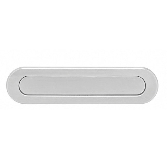 Intersteel Letterbox oval with brushed stainless steel spring