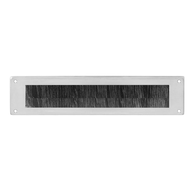 Intersteel draft excluder rectangular brushed stainless steel