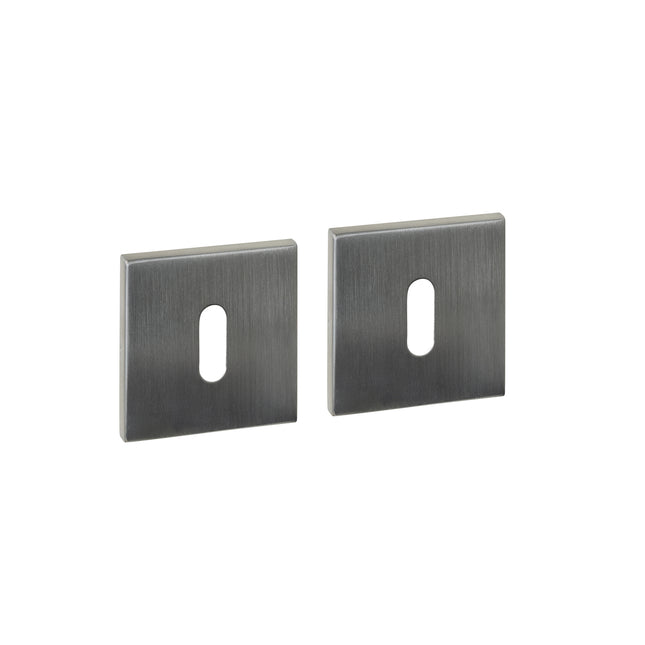 Intersteel Key rosettes concealed 53x53x6mm stainless steel