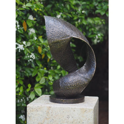 Bronzen beeld Moderne sculptuur "Wave" 55x27x33cm