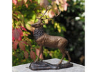 Bronzen beeld Klein hert 28x12x32cm