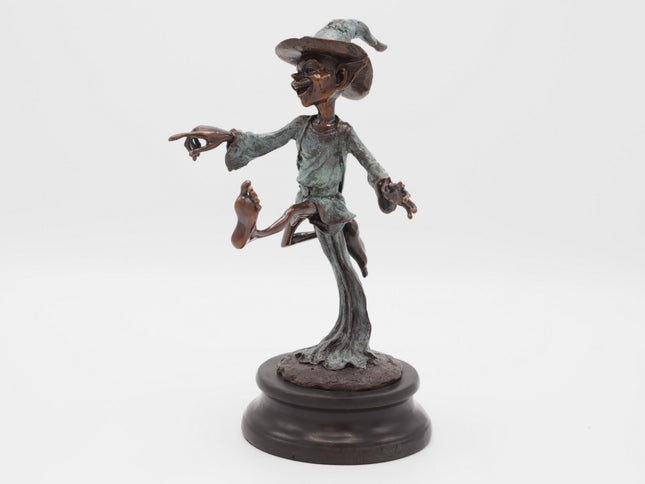 Bronzen beeld Pixie 27x12x15cm