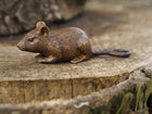 Bronze statue Mouse 4x4x13cm