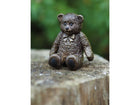Bronzen beeld Kleine teddy beer 8x7x7cm
