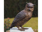 Bronzen beeld Uil 30x15x28cm
