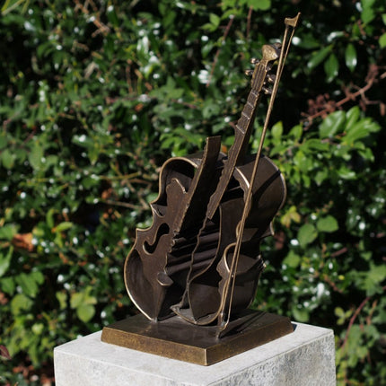 Bronzen beeld Viool modern 50x20x20cm