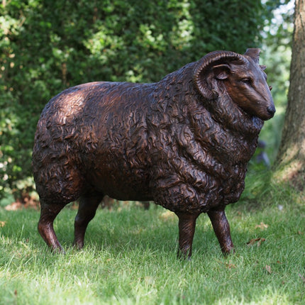 Bronzen beeld Schaap 61x30x75cm