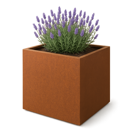 CORTA Cortenstalen plantenbak vierkant 80x80x80cm 54kg