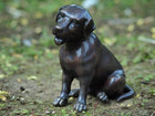 Bronzen beeld Kleine labrador 24x15x22cm
