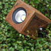 GARDD ground spotlight corten steel 8.5x8.5x11.5 cm (DxWxH)