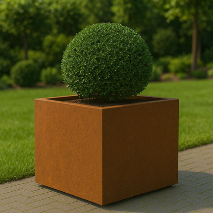 Geroba Artesa cortenstalen plantenbak 100x100x80cm 75kg