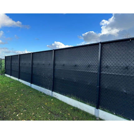 Practo Zichtdoek 95% 1000x150 cm - zwart