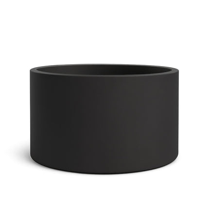 Polyester plantenbak Ø 100x60 cm - Gitzwart (RAL 9005)
