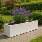 Polyester plantenbak 200x40x40 cm - Zuiver Wit (RAL 9010)