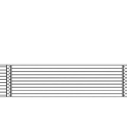 Tuindeco Luxe houten zwembad Playa Porto Marie 727 x 396 x 138 cm