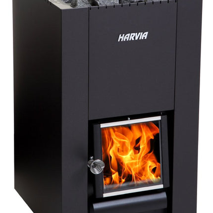 Tuindeco Houtkachel Harvia Linear 18 compact (incl. 2 dozen saunastenen)