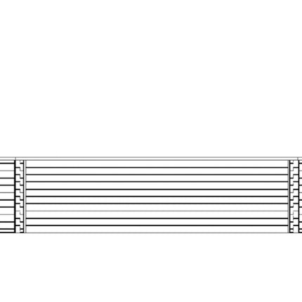Tuindeco Luxe houten zwembad Cas Abou 814 x 460 x 138 cm