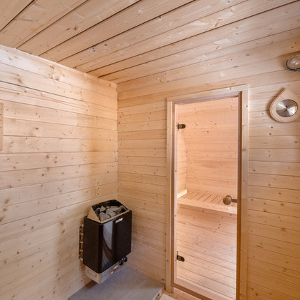 Tuindeco Sauna Oval | 38 mm | onbehandeld