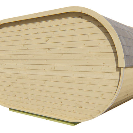 Tuindeco Sauna Oval | 38 mm | onbehandeld