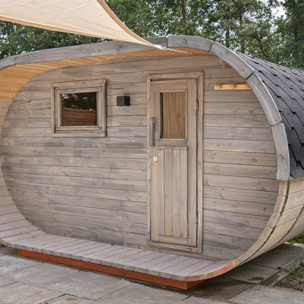 Tuindeco Sauna Oval | 38 mm | onbehandeld
