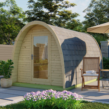 Sauna POD Tolva 400 cm | 38 mm | onbehandeld