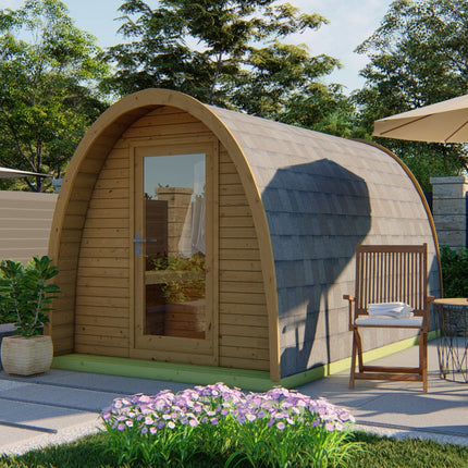 Tuindeco Sauna POD Tolva 400 cm | 42 mm | Thermowood