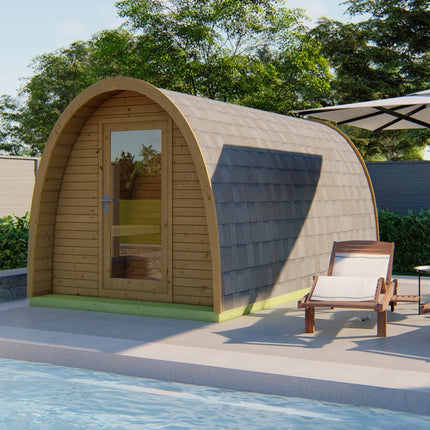 Tuindeco Sauna POD Tolva 480 cm | 42 mm | Thermowood