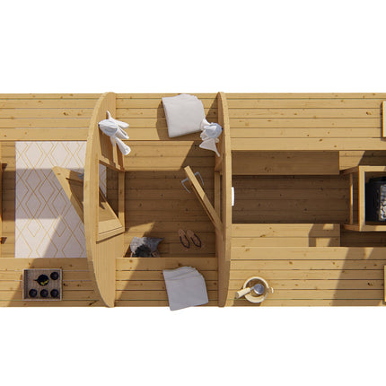 Tuindeco Sauna POD Tolva 480 cm | 42 mm | Thermowood