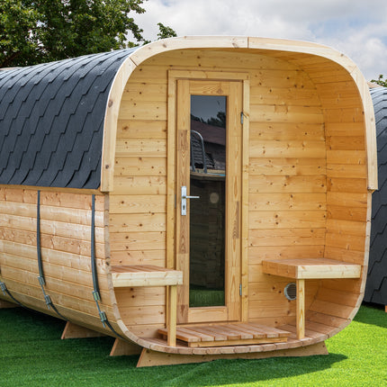 Tuindeco Sauna cube Rovaniemi 390 cm | 38 mm | onbehandeld