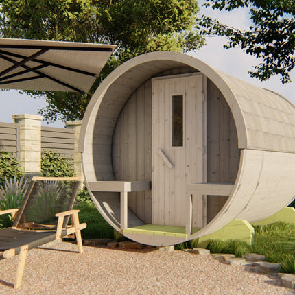 Tuindeco Saunabarrel | Ø205 x 250 cm | 38 mm | onbehandeld vuren
