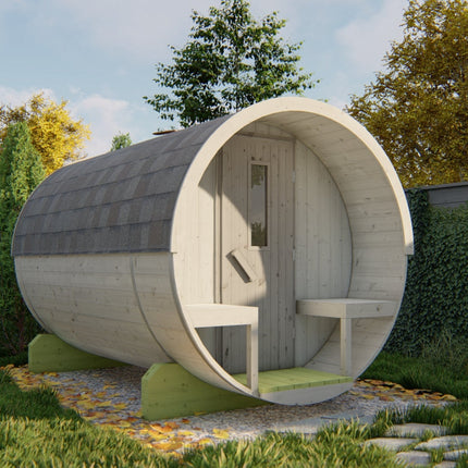 Tuindeco Saunabarrel | Ø205 x 300 cm | 38 mm | onbehandeld vuren