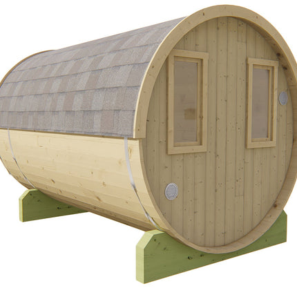 Tuindeco Saunabarrel | Ø205 x 300 cm | 38 mm | onbehandeld vuren