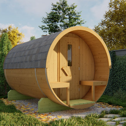 Tuindeco Saunabarrel | Ø205 x 300 cm | 42 mm | Thermowood