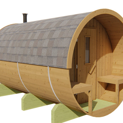Tuindeco Saunabarrel | Ø205 x 350 cm | 42 mm | Thermowood