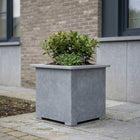 Vierkante arduinen plantenbak met bodem 50x50x52 cm