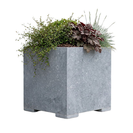 Vierkante arduinen plantenbak met bodem 70x70x72 cm - Modern