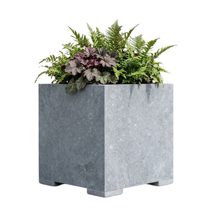 Vierkante arduinen plantenbak met bodem 80x80x82 cm - Modern