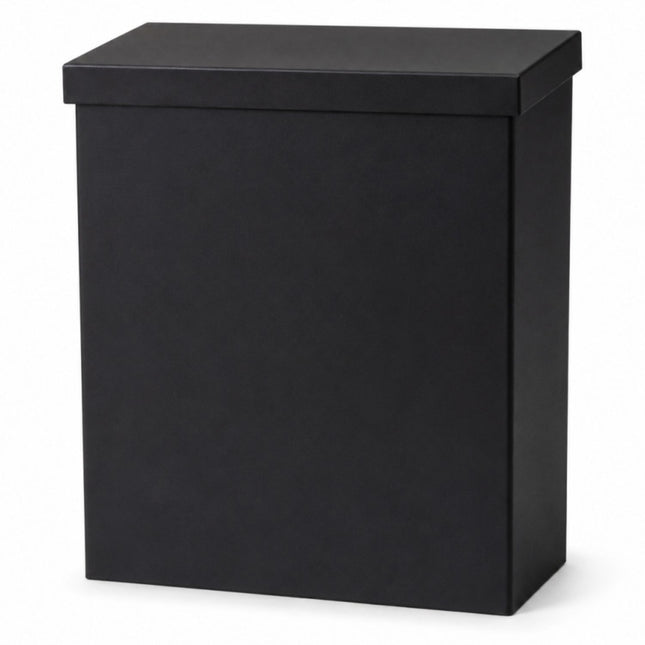 Zwarte Wandbrievenbus GB026 Bovenuitname (RAL 9005)