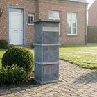 Arduinen Brievenbus met 2 verdikte horizontale lijnen – KB020 - Doika - Brievenbus - De Witte -  - KB020