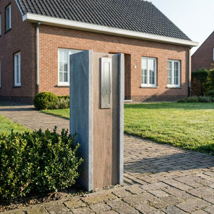 Arduinen Brievenbus met houtlook – KB016 - Doika - Brievenbus - De Witte - 5425021186949 - KB016